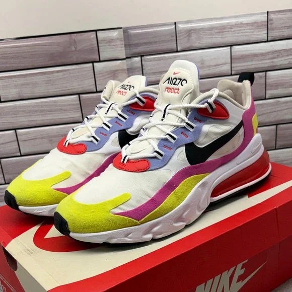 Nike Air Max 270 React Women’s size 9.5 CZ9351-100 - Picture 2 of 11